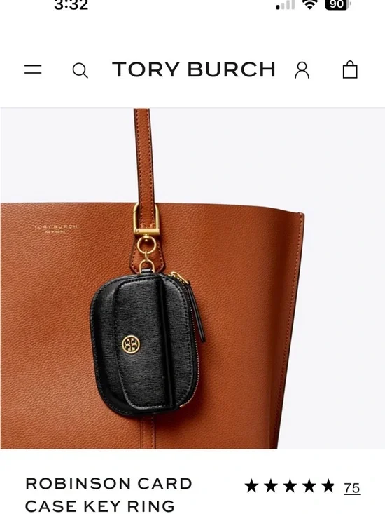 Tory Burch Card case key ring - Picture 2 of 6